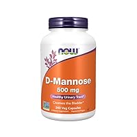 Now Foods D-mannose 500 mg,240 Veg Capsules