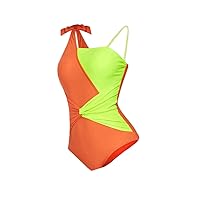 Strapless Bathing Suit Top for Women Plus Size Swimsuits for Teens One Piece Cute Women's Swimsuits Tummy Cont