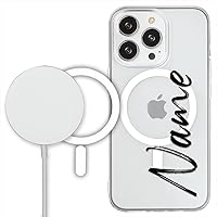 Case Compatible with iPhone 13 Pro Compatible with MagSafe Personalized with your Name, Protector Compatible with iPhone 13 Pro Customizable, Case Compatible with iPhone Customized Shockproof TPU.