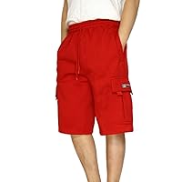 Men's Fleece Cargo Shorts Heavyweight M-5XL