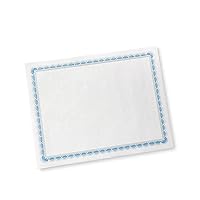 Printed Certificates - Blue and Gray Border