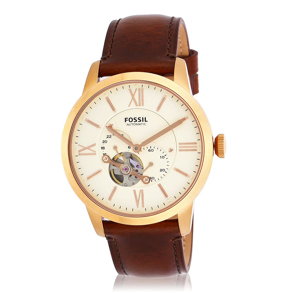 Fossil Townsman Analog Beige Dial Men's Watch - ME3105