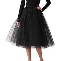 WDPL Adult A-line Tulle Skirt Bridesmaid Petticoat Tutu for Women