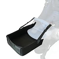 Universal Stroller Footrest Stroller Leg Rest Extension Pram Feet Extension Footrest Pushchair Accessories Extended Stroller Footrest Extender