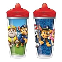 Playtex Baby Sipsters Stage 3 PAW Patrol Sippy Cups, Spill-Proof, Leak-Proof, Insulated - Blue, 9 Oz, 2 Count