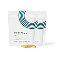 Nutrafol Men's Hair Growth Supplement, Clinically Proven for Thicker-Looking, Stronger-Feeling Hair and More Scalp Coverage (2-Month Supply) (2 Refill Pouches)