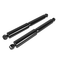 [Non Electronic Suspension] Pair of Factory Style Rear Struts Shock Absorber Compatible with Silverado Sierra 1500 2007-2024, Left and Right, Matte Black Powdercoat