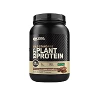 Gold Standard 100% Plant Based Protein Powder, Gluten Free, Vegan Protein for Muscle Support and Recovery with Amino Acids - Rich Chocolate Fudge, 20 Servings