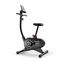 SereneLife Exercise Bike - Upright Stationary Bicycle Cardio Cycle Pedal Trainer Fitness Machine Equipment with Digital Console for Workout, Weight Loss, Fitness & Health at Home & Office(SLXB7)