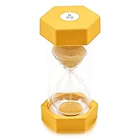 5 Minutes Hourglass Sand Timer, Visual Timer for Kids, Classroom Timers, Colorful Sand Timers for Decorative, Classroom, Kitchen, Games(Macaron Orange)