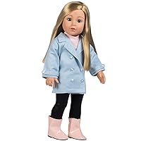 Adora Amazon Exclusive Fun Collection Amazing Girls 18” Baby Doll with Trendy & Changeable Outfit that Fits Most 18” Dolls & Made in Soft Vinyl Premium Birthday Gift For Ages 6+ - Starlet Harper
