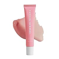 Summer Fridays Lip Butter Balm - Conditioning Lip Mask and Lip Balm for Instant Moisture, Shine and Hydration - Sheer-Tinted, Soothing Lip Care - Pink Sugar (.5 Oz)