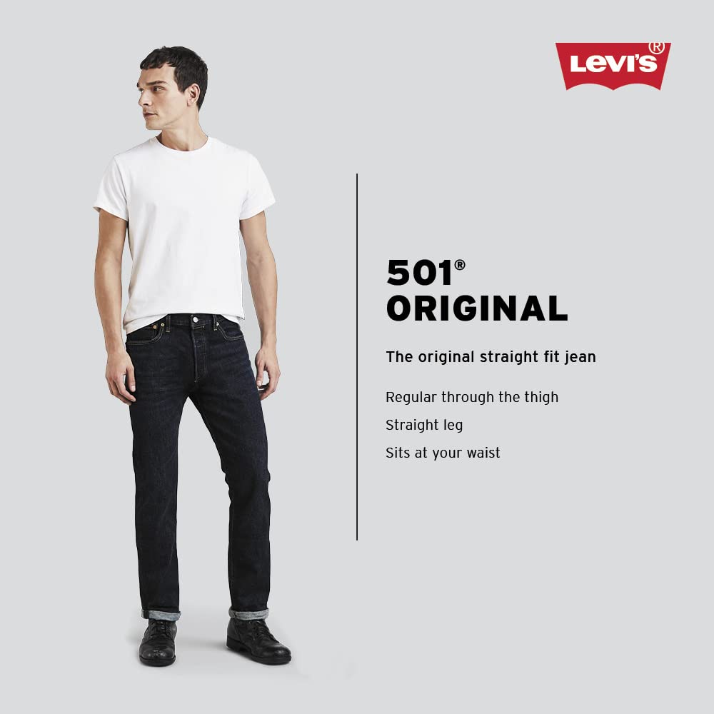 Levi's Men's 501 Original Style Shrink-to-fit Jeans (Regular and Big & Tall)