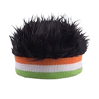 YEKEYI Wool As Wig Hat Funny Cap Wig Cap Beanie Hat Knit Cap Novelty Hair Beanie Cap for Men