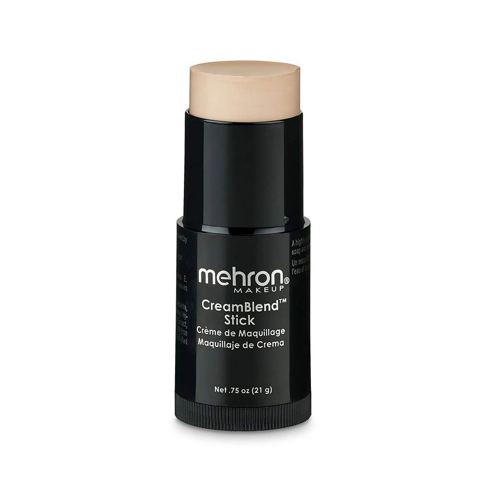 Mehron Makeup CreamBlend Stick | Face Paint, Body Paint, & Foundation Cream Makeup| Body Paint Stick .75 oz (21 g) (Light 2)