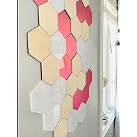 Unique Hexagon Wall Panel Tiles (1 sq.ft. of 1/4