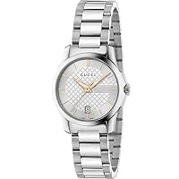 Gucci G-Timeless Stainless Steel Bracelet Unisex Watch(Model:YA126523u)