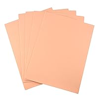 Homeford Plain EVA Foam Sheets, 9-Inch x 12-Inch, 5-Piece (Peach)