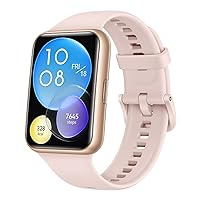 HUAWEI Watch FIT 2 Smartwatch, 1.74-inch Display, Bluetooth Calling, Up to 10 Days Battery Life, Quick-Workout Animations - (Pink)