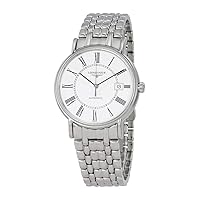 Longines Presence L49214116 38mm Automatic Silver Steel Bracelet & Case Synthetic Sapphire Men's Watch