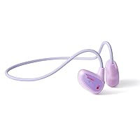 Kids Headphones, Open Ear Headphones with MIC, OpenBuds Kids, Ultra-Light, Portable and Safer for Children, Best Wireless Kids Headphones for iPad, Tablet or Computers (Lovely Pink)