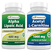 Alpha Lipoic Acid 600 mg & Acetyl L-Carnitine 1000mg