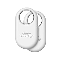 SmartTag2 (2023) Bluetooth + UWB, IP67 Water and Dust Resistant, Findable via App, 1.5 Year Battery Life (2-Pack) - White
