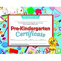 078300 Pre-Kindergarten Certificate, 8-1/2