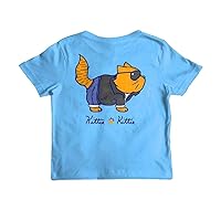 Youth One Cool Cat Help Cat Rescue T-Shirt-Youth Small Sky Blue