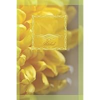 Medium Composition Book- Yellow Chrysanthemum- 140 pages 6x9 Medium Composition Book- Yellow Chrysanthemum- 140 pages 6x9 Hardcover Paperback