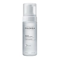 Filorga Foam Cleanser Face Wash and Makeup Remover, Daily Foaming Facial Cleanser With Hyaluronic Acid to Gently Clean and Hydrate for Younger Looking Skin