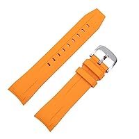 22mm Soft Rubber Watchband For Tissot Strap Sea star T120 Curved Diving Silicone Watch Band T120417A Men Pin Buckle Bracelet