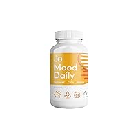 Jo's Mood Daily - 5-HTP, Rhodiola, L-Theanine, Ashwagandha, B Vitamins, Bacopa Monnieri, Lithium Orotate, & More - Mood & Brain Supplement for Stress, Low Mood, & Brain Health (30 Servings)
