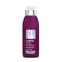 Biotop Professional 69 Pro-Active Hair Shampoo - Frizz Control, Curl Defining & Color Safe Shampoo Made with Coconut Oil, Avocado Oil & Almond Oil - Paraben, SLS & Cruelty-Free Hair Care (11.15oz)