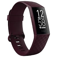 Fitbit Charge 4 Fitness Tracker, Rosewood/Rosewood