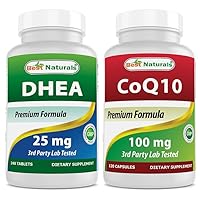 Best Naturals DHEA 100mg & COQ10 100 mg