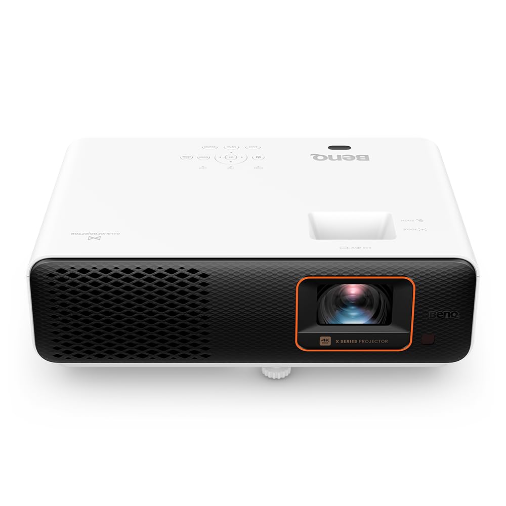 BenQ X500i True 4K UHD HDR 4LED 2200 Lumens Short Throw Console Gaming Projector 4ms Response Time Auto Game Mode Xbox, PS5, Switch Supports eARC and S/PDF | FPS Crosshair | 5Wx2 Speaker | Lens Shift