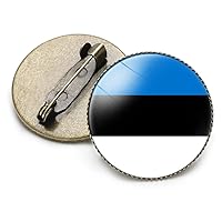 Estonia Flag Brooch - Estonia Flag Pin Lapel Badge Pin Button Brooch For Suit Tie Hat Women Men,Novelty Jewelry Brooch For Patriot Clothing Bag Accessories