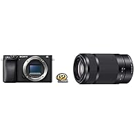 Sony Alpha a6400 Mirrorless Camera: Compact APS-C Interchangeable Lens Digital Camera and Sony E 55-210mm F4.5-6.3 Lens for Sony E-Mount Cameras (Black)