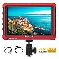 LILLIPUT A7S 7 inch IPS On-Camera Monitor with 4K HDMI Input Output, 1920x1200 Field Monitor for DSLR and Mirrorless Camera with Histogram False Color Peaking