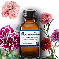 Pure Carnation Absolute Oil (Dianthus caryophyllus) Premium and Natural Quality Oil (A4E_ABS_0013, 20 ML)