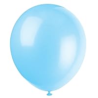 Baby Blue Latex Balloons, 9
