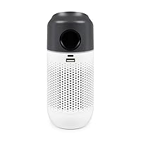 Aluratek Portable H13 True HEPA Air Purifier for Travel, Home, Office, Reduce Smoke, Dust, Mold, Pollen, Odor (APAP01F), Black, Standard