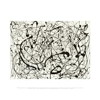 (11x14) Jackson Pollock Number 14 Gray Art Print Poster