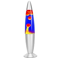 16 inches Liquid Motion Lamp for Adults Kids, Purple Blue Liquid Orange Wax, Gifts for Girls Boys, Magma Lamp Night Lights for Home Decor Bedroom Office Living Room