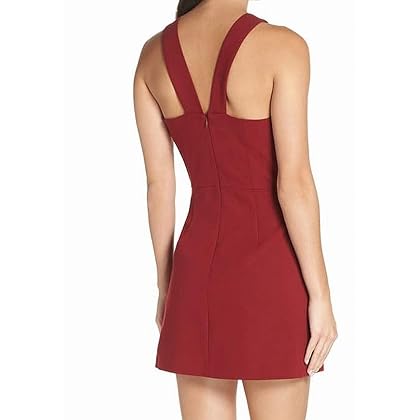 French Connection Women's Whisper Light Stretch Solid Mini Dress