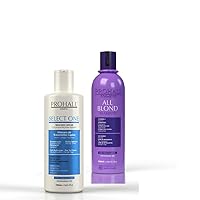 Prohall Cosmetic Purple Hair Shampoo & Keratin Hair Protein Smoothning Treatment