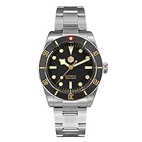 San Martin 37mm BB54 Vintage Diver Men Watches NH35 Automatic Mechanical Sapphire Dress Men Wristwatches