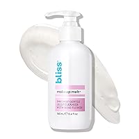 Bliss Makeup Melt Jelly Cleanser/Remover - 6.4 Fl Oz - Super-Gentle - Soothing Rose Flower - Vegan & Cruelty Free