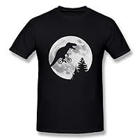 Men's Trex Moon Cycling Black T Shirt